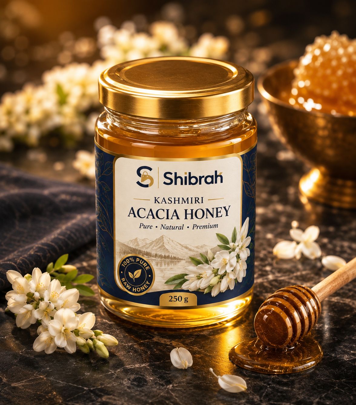 Acacia kashmiri honey 250gm